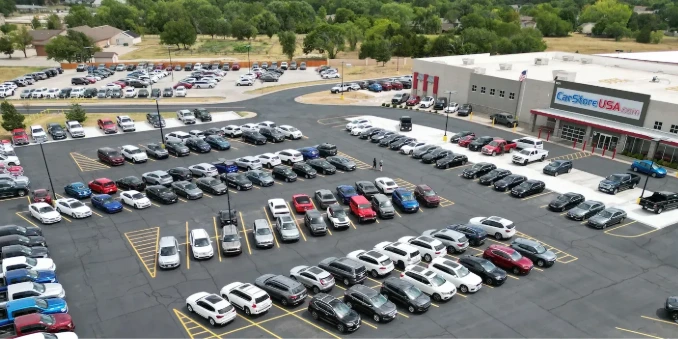 Dealer de Estados Unidos que emite placas temporales