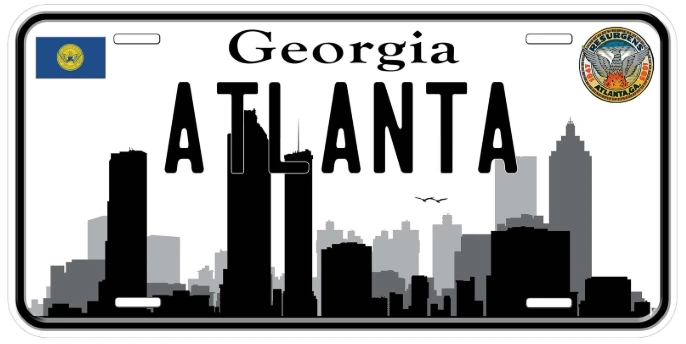 Opciones de placas de atlanta