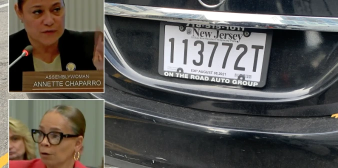 Aprenda Cómo saber cómo es una placa falsa temporal de New Jersey