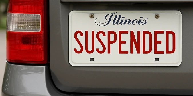 Cuánto cuesta una multa por placa suspendida en Illinois