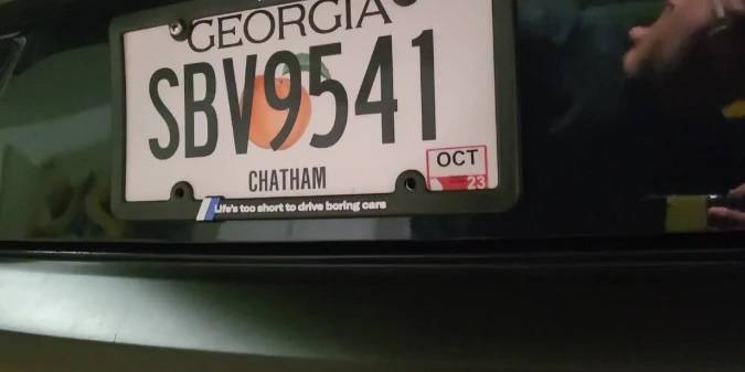 Que tipos de placas puedes tramitar en línea en Georgia